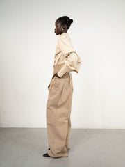 Al Ola (Glory) shirt without pleats BEIGE