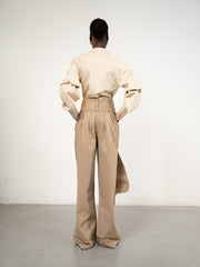 Al Ola (Glory) shirt without pleats BEIGE