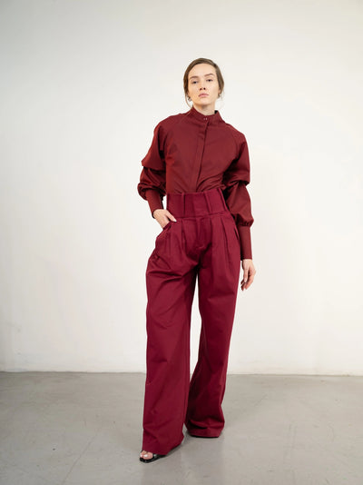 Al Rumh (The Spear) trousers Maroon